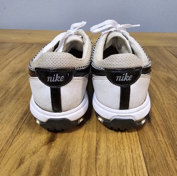 Nike Air size 8.5 golf shoes black & white houndstooth - Picture 5 of 8